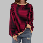 ELARA STRIPED PULLOVER