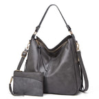 CAMELLIA LEATHER HOBO BAG
