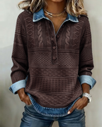 NIVELLE MODERN HALF-BUTTON SWEATER