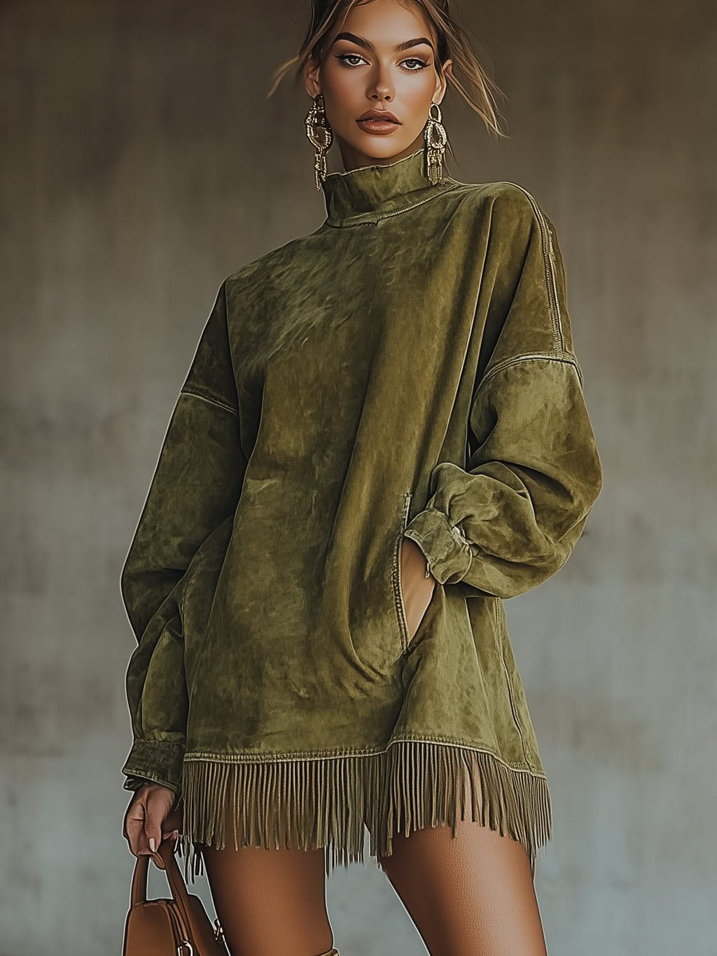 LUCIA TURTLENECK DRESS