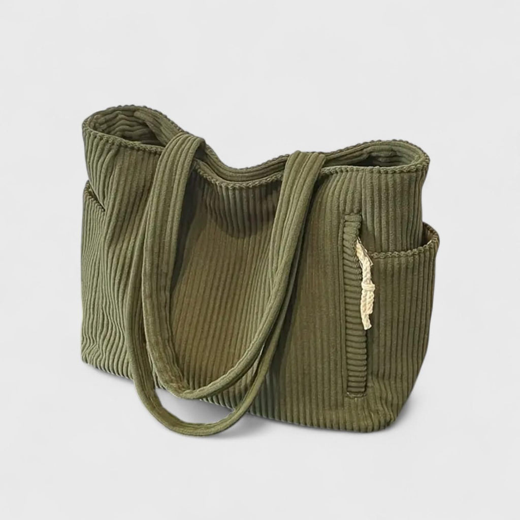 CAMILLE CORDUROY TOTE BAG