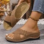 SOLARA WEDGE SANDALS