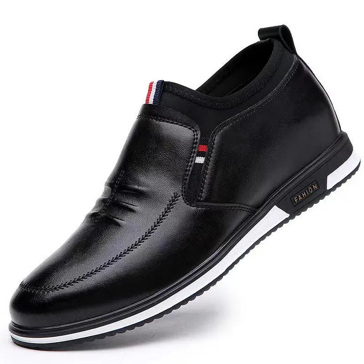 LIAM LEATHER SLIP-ON SNEAKERS