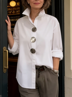 VERA ELEGANT COLLAR BLOUSE