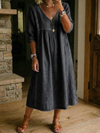 DAISY LACE TRIM DRESS
