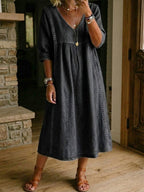 FLORA CASUAL LACE DRESS