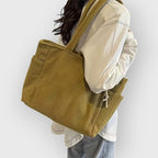 CAMILLE CORDUROY TOTE BAG