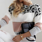 VELORA LEOPARD LUXE SWEATER