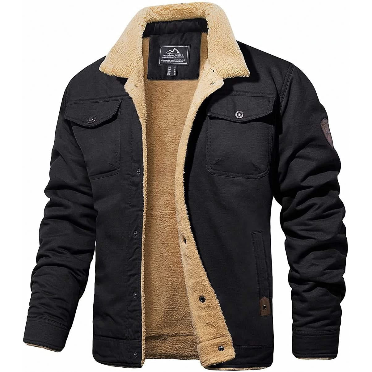 CASEY | FLEECE BOMBER JACKET