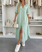 IVY BUTTON DRESS