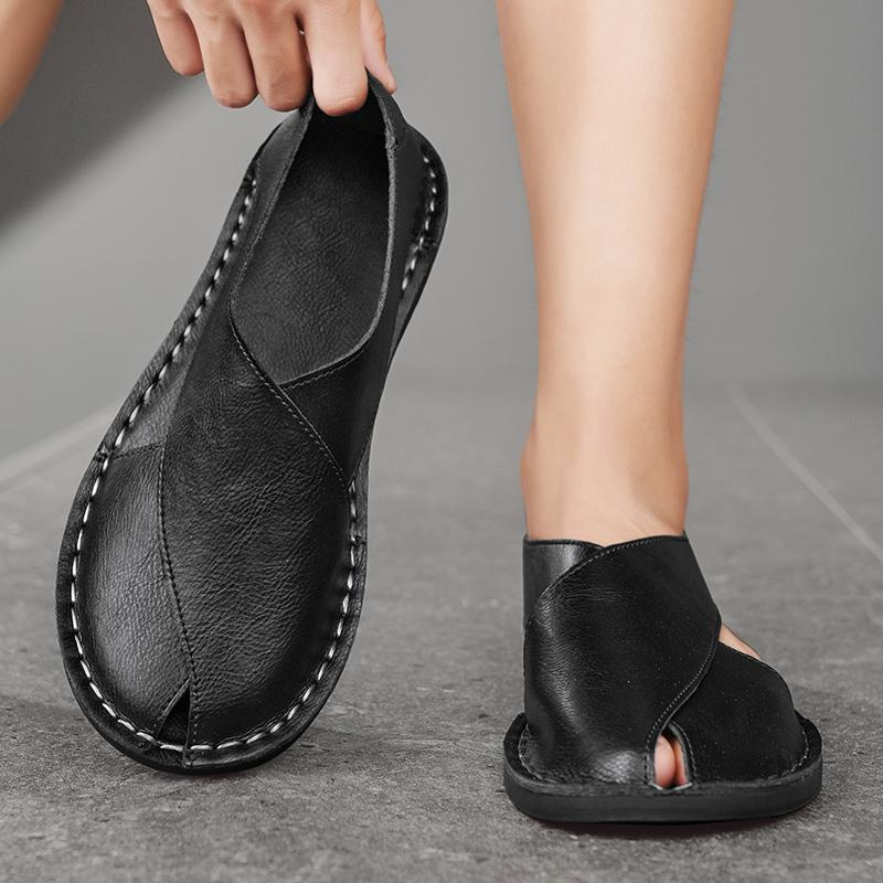 CASCADE LEATHER SANDALS