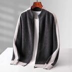 FERRARA CASHMERE ZIP-THROUGH JACKET