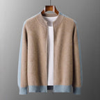FERRARA CASHMERE ZIP-THROUGH JACKET