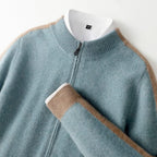 FERRARA CASHMERE ZIP-THROUGH JACKET