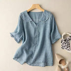 ADÈLE LINEN BLOUSE