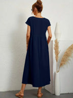 AVA LUXE FLUID MIDI DRESS
