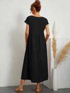AVA LUXE FLUID MIDI DRESS