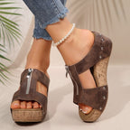 ARIA ZIP-UP ORTHOPEDIC SANDALS