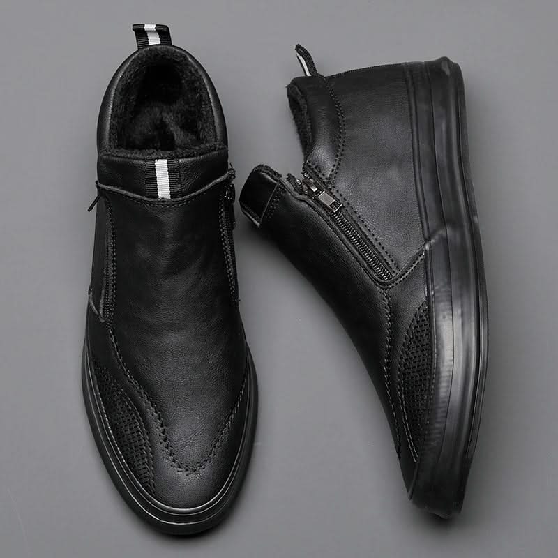 BROOKS LEATHER SNEAKERS