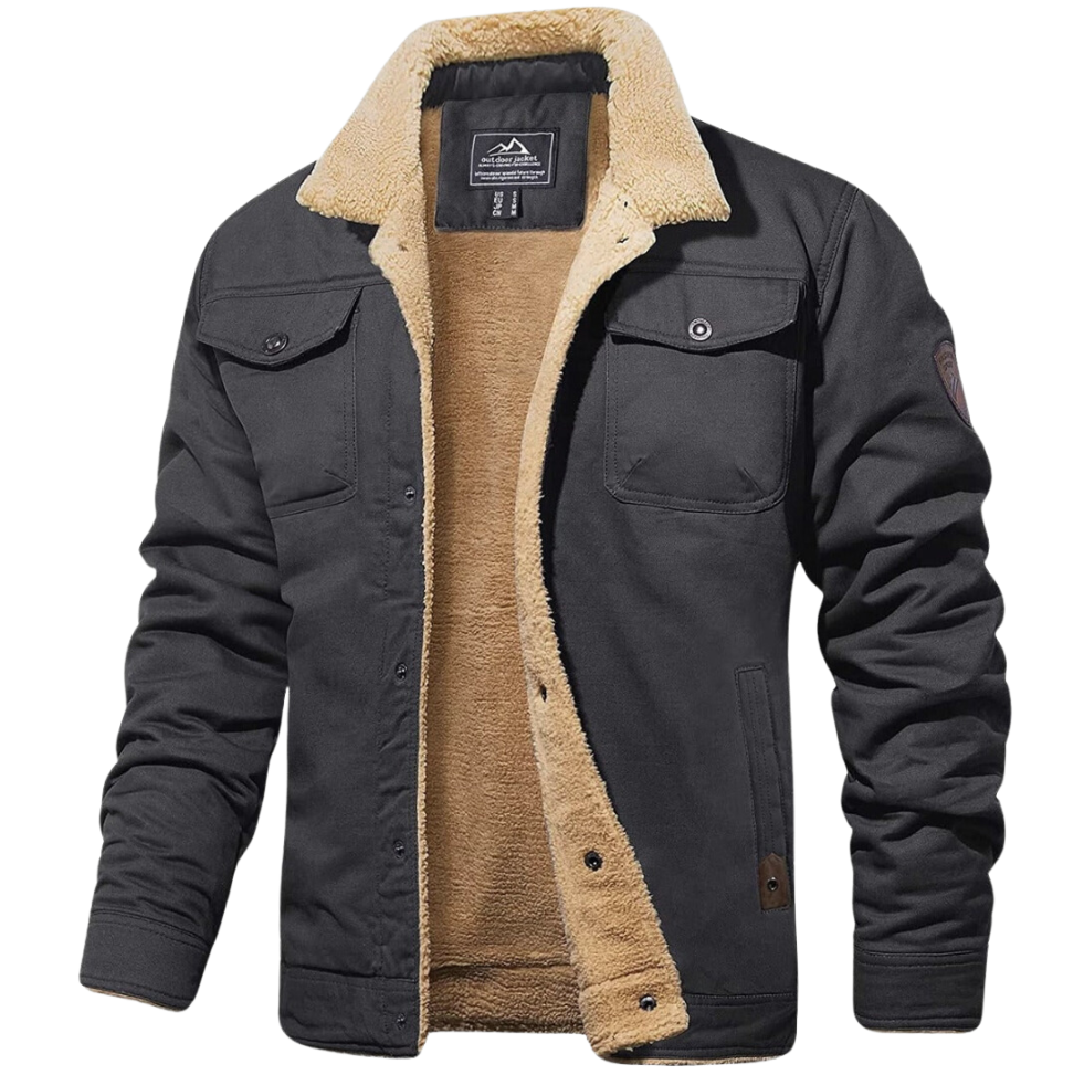 CASEY | FLEECE BOMBER JACKET