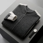 FERRARA CASHMERE ZIP-THROUGH JACKET
