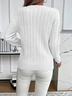 MARIELLE CABLE SWEATER
