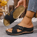SOLARA WEDGE SANDALS