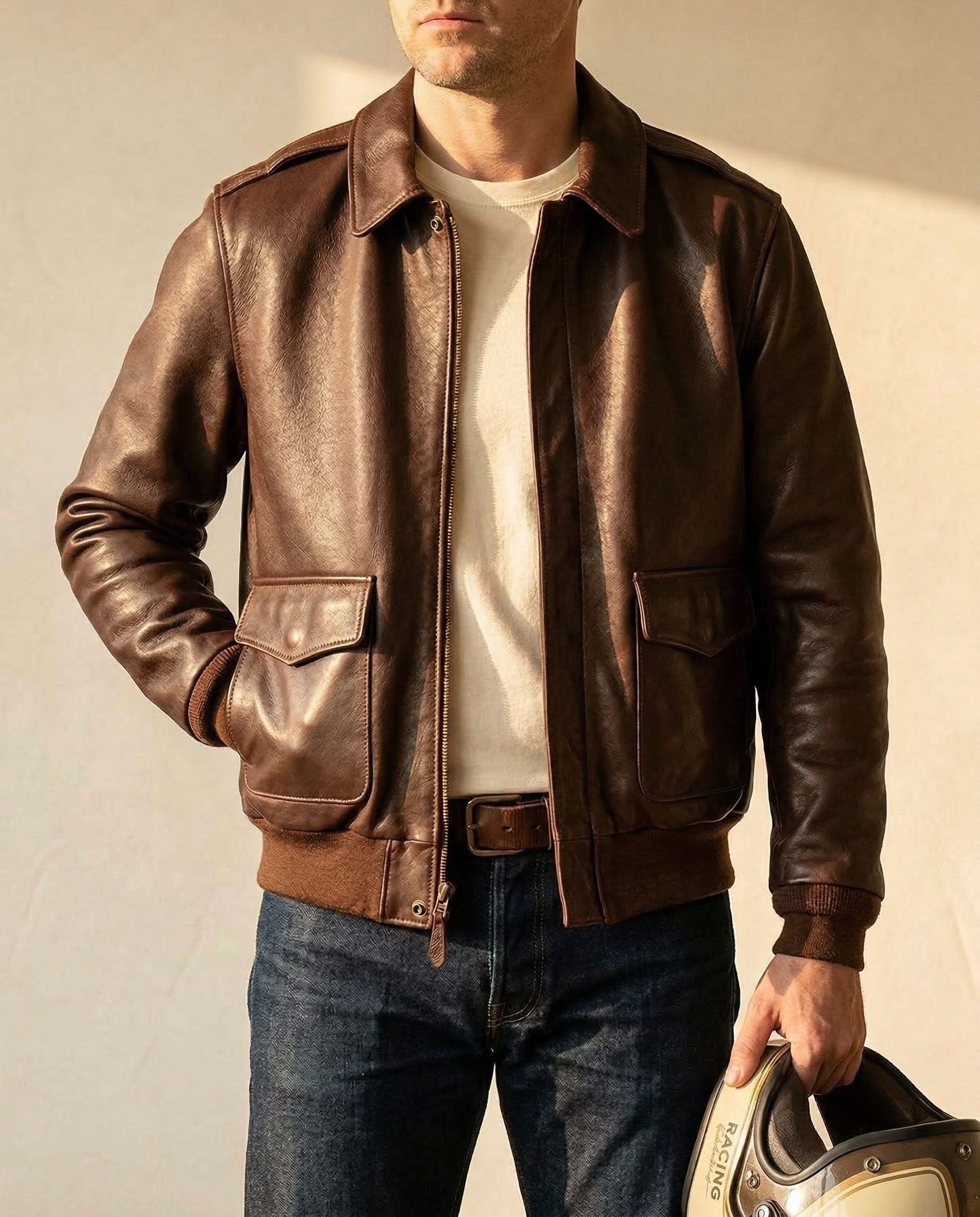 LEONARD TIMELESS LEATHER JACKET