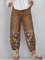 NORABELLE ARTISAN LINEN PANTS