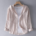 NOVA LINEN HOODIE