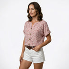 LILLIE BUTTONS SPRING TOP